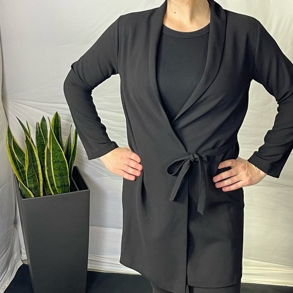 Zara Black Draw String Jacket - Picture 1 of 10